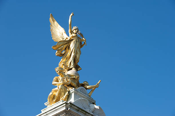 istock Statue of Golden angel 92072076