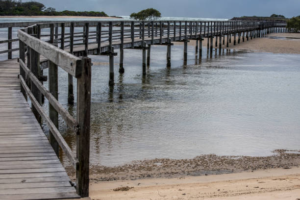 istock Walkway out into the river at Urunga, NSW. 920723354