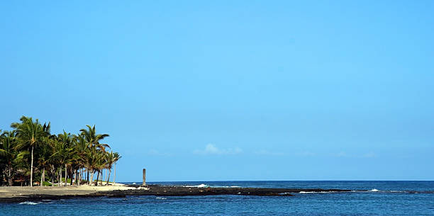Lagoon at an ancient polynesian fishing village.  The location is now the Kona Village Resort.