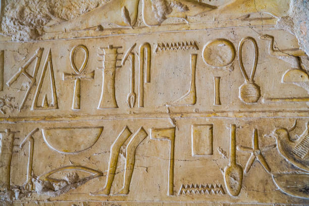 istock Hieroglyphs in the temple of Hatshepsut 920743700