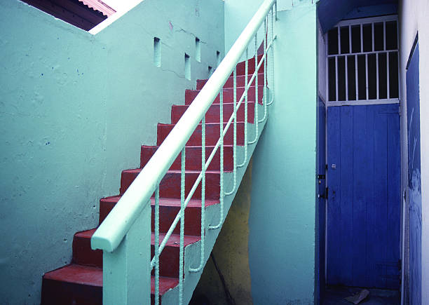 istock Colorful Back Alley, St. Lucia 92074412