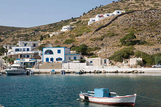 istock Small seaside village on Aegean Sea - Greece 92074890