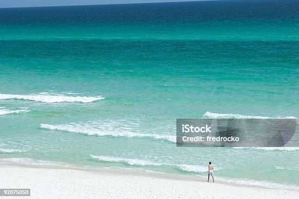 Beautiful Beach With Ocean In Background Stock Photo - Download Image Now - Atlantic Ocean, Awe, Backgrounds