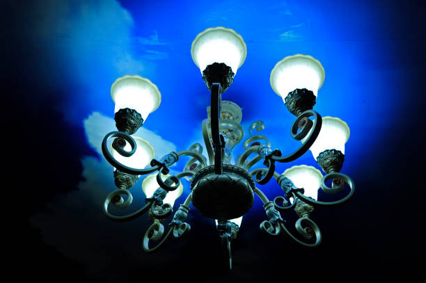 istock On the ceiling droplight on the ceiling droplight in hotel features 920762324
