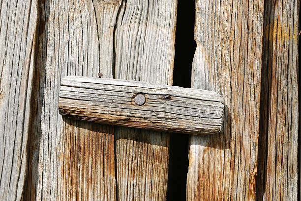istock old Wooden Door Latch 92076522