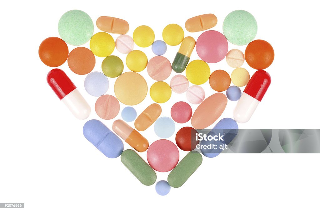 Pastillas corazón - Foto de stock de Color - Tipo de imagen libre de derechos