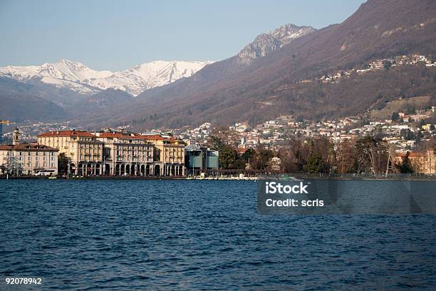 Foto de Lago Lugano e mais fotos de stock de Fotografia - Imagem - Fotografia - Imagem, Horizontal, Imagem a cores