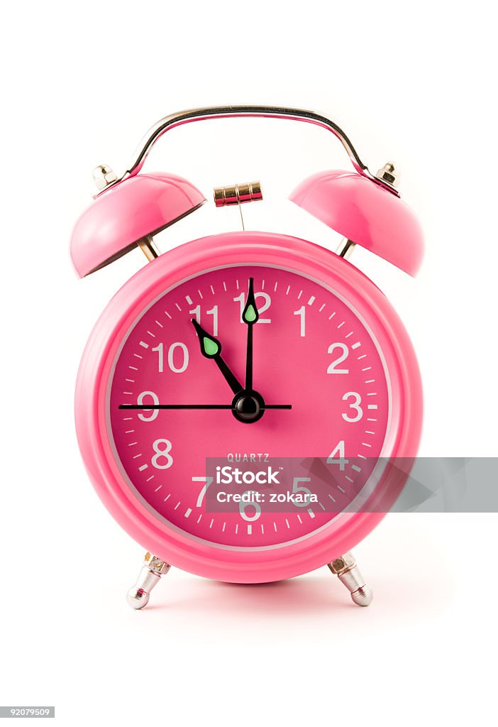 Pink Uhr - Lizenzfrei Farbbild Stock-Foto