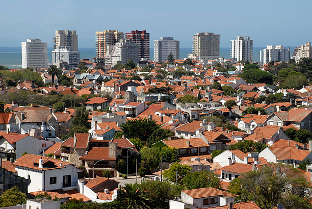 istock View of city with roofs. 92079645