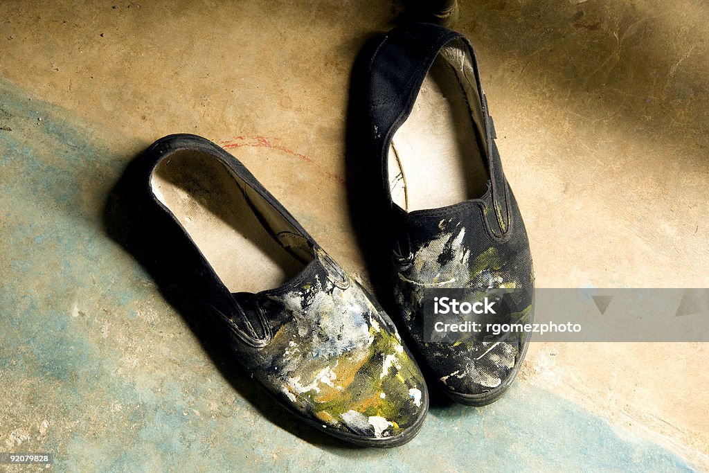 Sapatos de Cor - Royalty-free Sapato Foto de stock