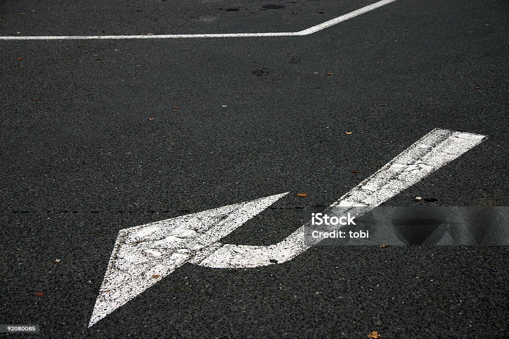 Abstrato placa de rua: arrow - Foto de stock de Acordo royalty-free