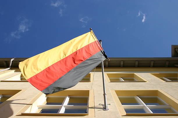 Bandera alemana - foto de stock