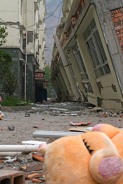 Sichuan earthquake - China stock photo