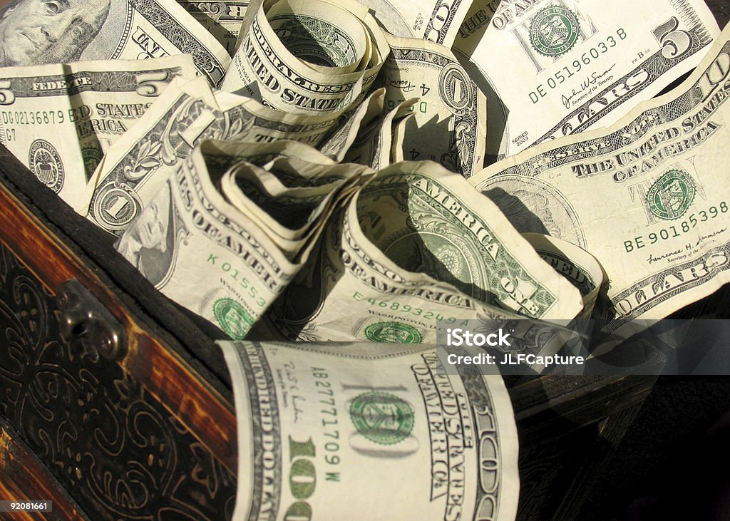 Badehose mit Geld - Lizenzfrei Farbbild Stock-Foto
