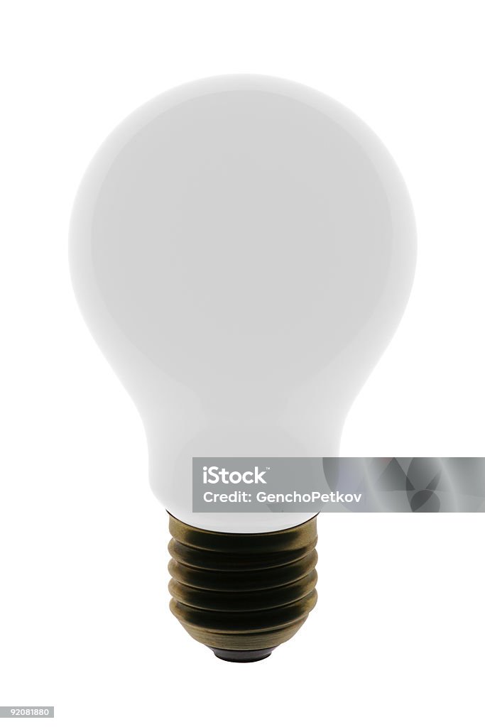 Lamp white  Color Image Stock Photo