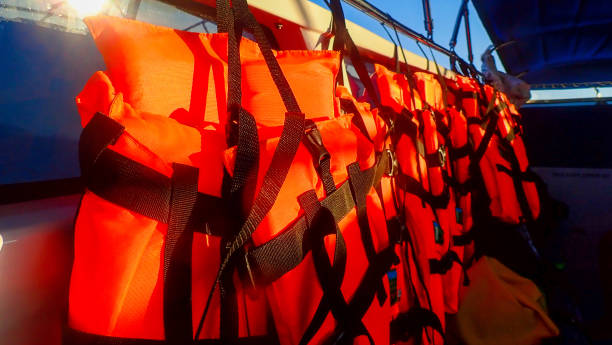 istock Life jackets is safety equipment 920823198