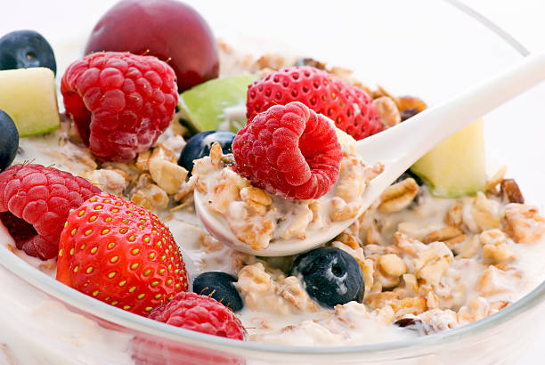 istock Muesli with fresh Fruits 92083235
