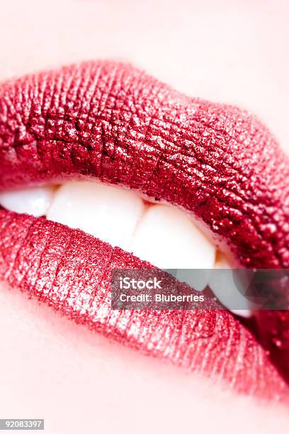 Glitter Lips Stock Photo - Download Image Now - Adult, Color Image, Group Of People