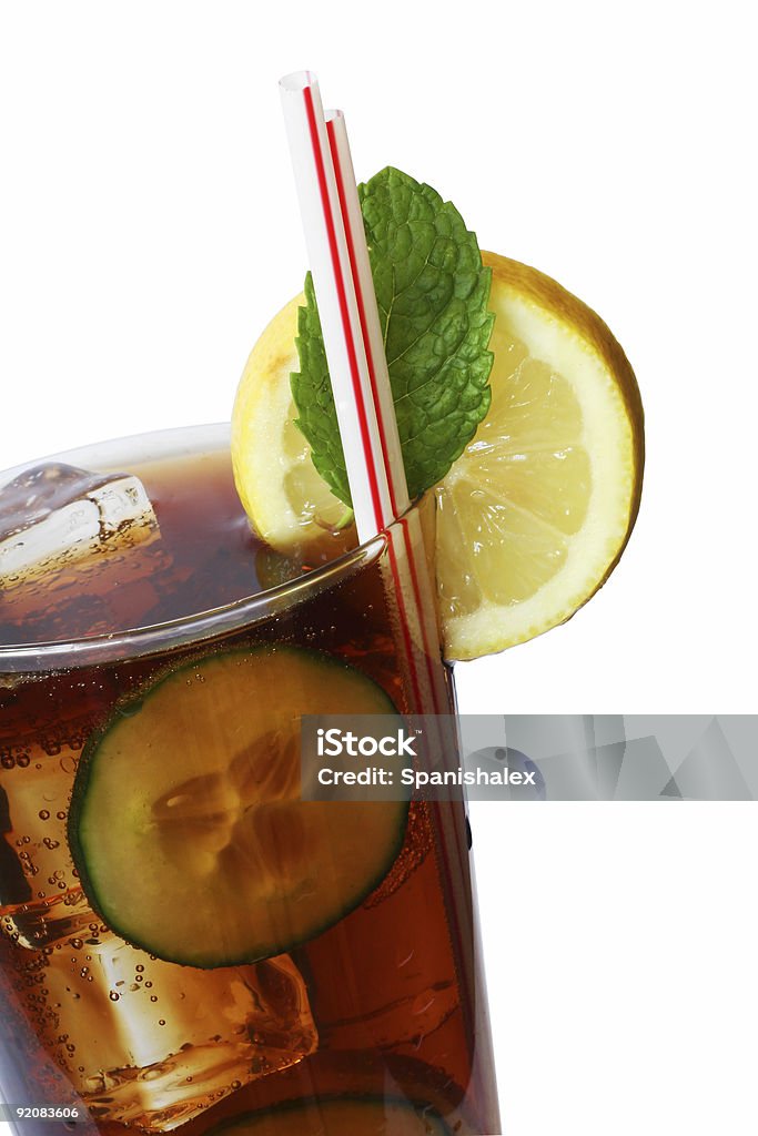 Inglese Cocktail estivo - Foto stock royalty-free di Composizione verticale