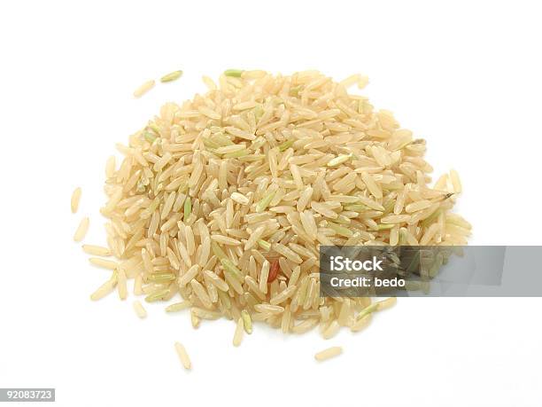 Arroz Integral - Fotografias de stock e mais imagens de Arroz - Alimento Básico - Arroz - Alimento Básico, Arroz - Cereal, Arroz Integral