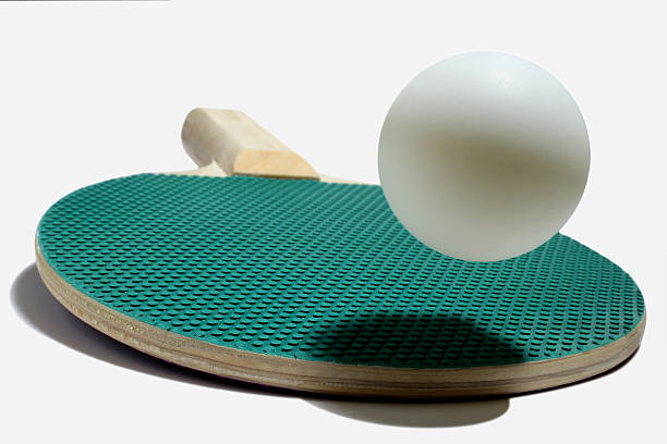istock Tennis paddle and ball 92083823