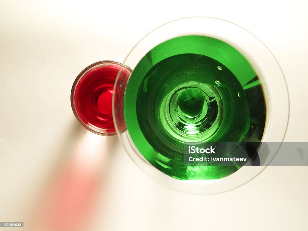 Coleção de coquetéis-verde Martini e o Kiss - Foto de stock de Alimentação Não-saudável royalty-free
