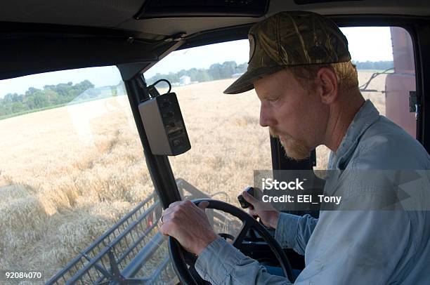 Combinazione Spighe Di Grano - Fotografie stock e altre immagini di Agricoltore - Agricoltore, Guidare, Mietitrebbia