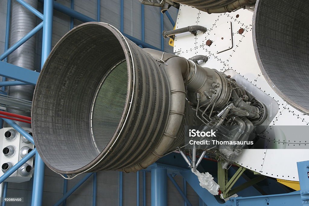 Space rocket motore - Foto stock royalty-free di Composizione orizzontale