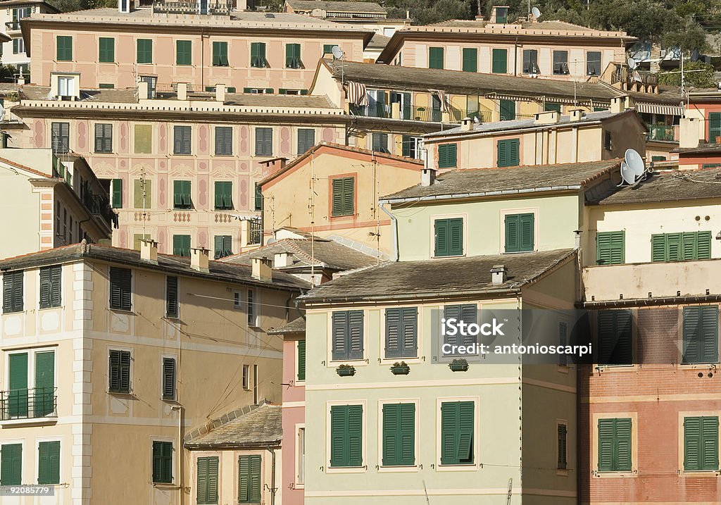 Camogli casas - Foto de stock de Color - Tipo de imagen libre de derechos