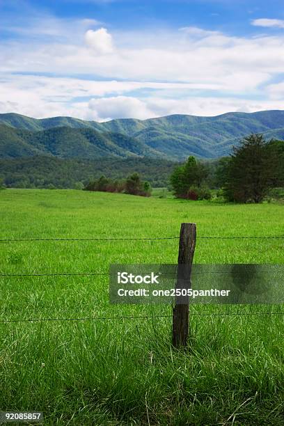 Fencepost Tra Le Montagne - Fotografie stock e altre immagini di Alberato - Alberato, Ambientazione esterna, Appalachia