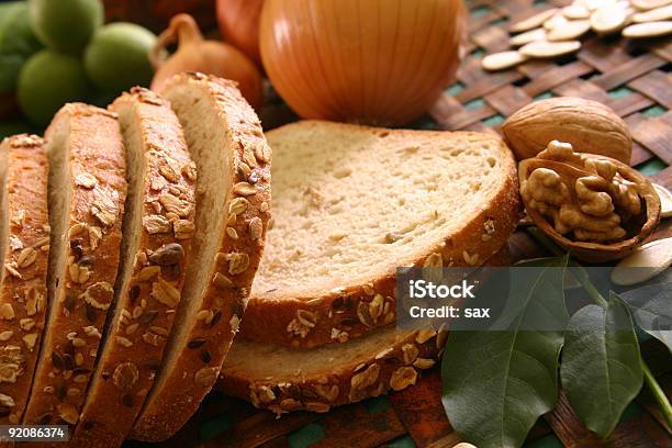 Cut Loaf Of White Bread Stock Photo - Download Image Now - 7-Grain Bread, Aspirations, Bread