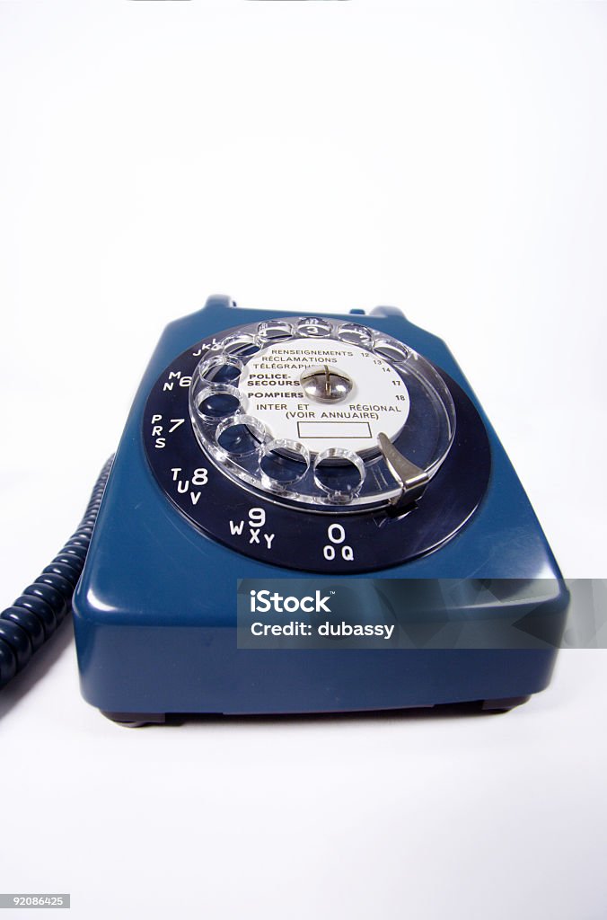 Telefone antigo de retro - Royalty-free Arame Foto de stock