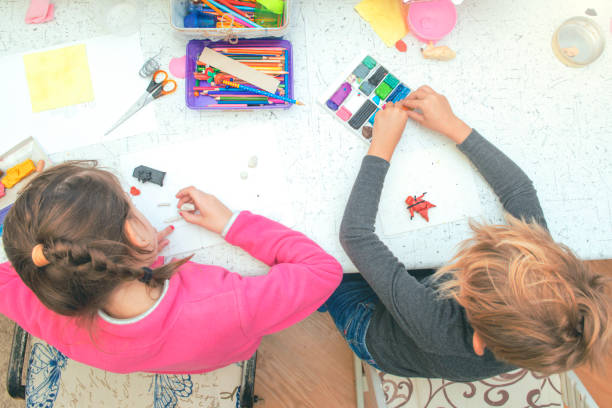 Children Mold clay craft