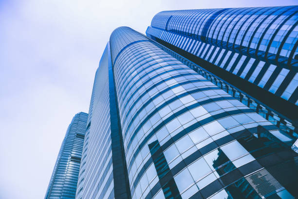 istock Skyscraper financial district modern office building corporate business downtown 920897378