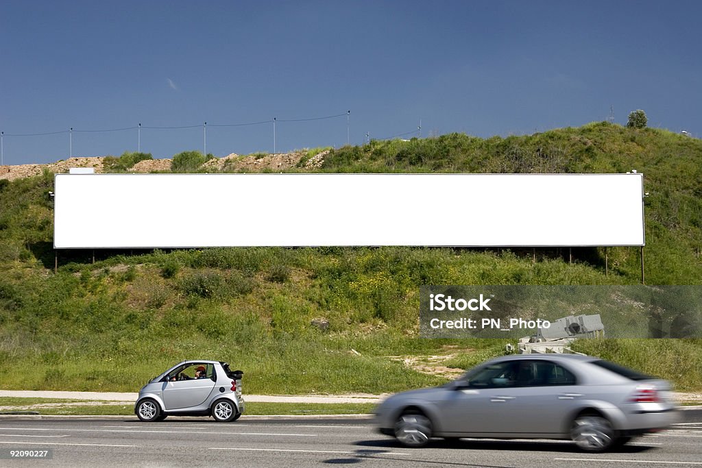 Leere Werbung Plakat - Lizenzfrei Bildhintergrund Stock-Foto