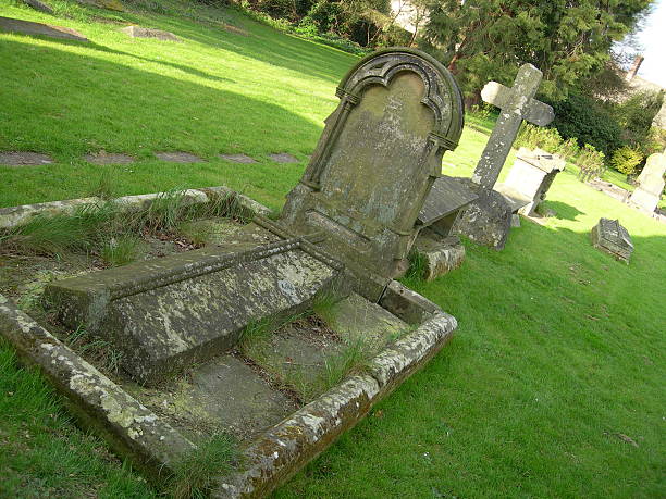 Old English Cementerio 01 - foto de stock