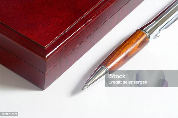 Ballpen Stock Photo - Download Image Now - Ballpoint Pen, Box - Container, Brown