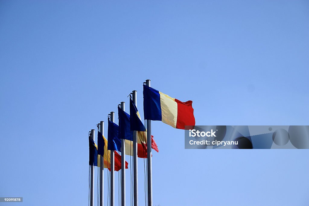 Flags en el viento - Foto de stock de Color - Tipo de imagen libre de derechos