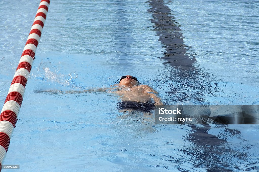 젊은 Swimmer - 로열티 프리 경쟁 스톡 사진