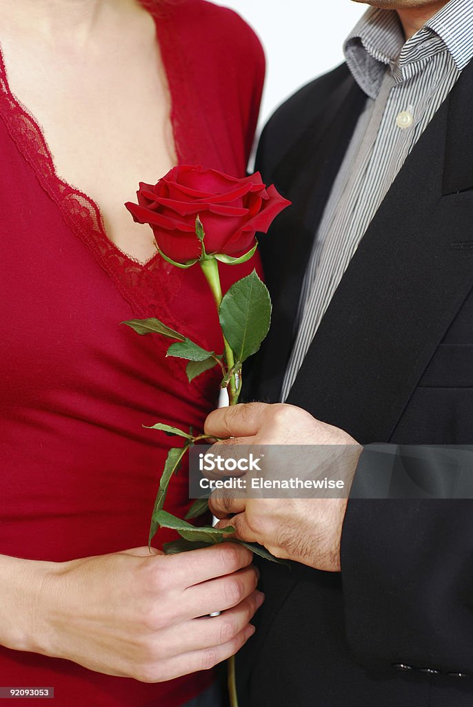 Pareja de rose - Foto de stock de Adulto libre de derechos