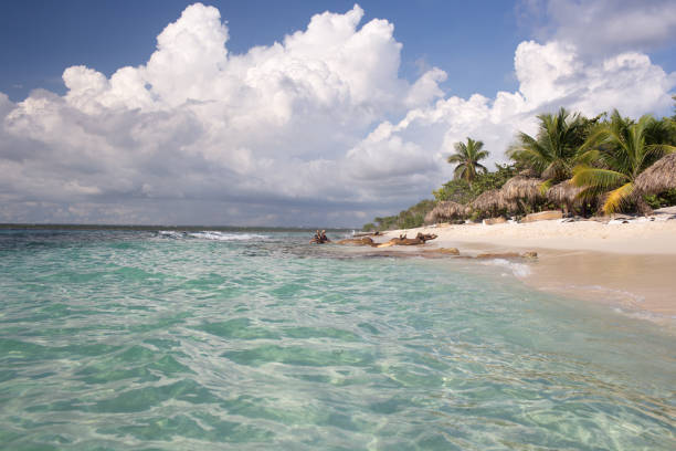 istock soft sea waves of turquoise water and white sand 920931538