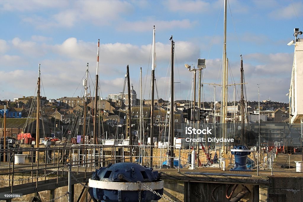 Occupato Harbour - Foto stock royalty-free di Affari