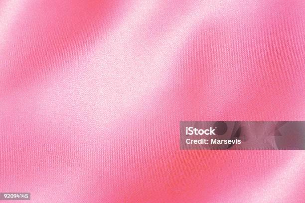 Pink Fabric Can Be Used As A Backgroun Stock Photo - Download Image Now - Satin, Pink Color, Backgrounds