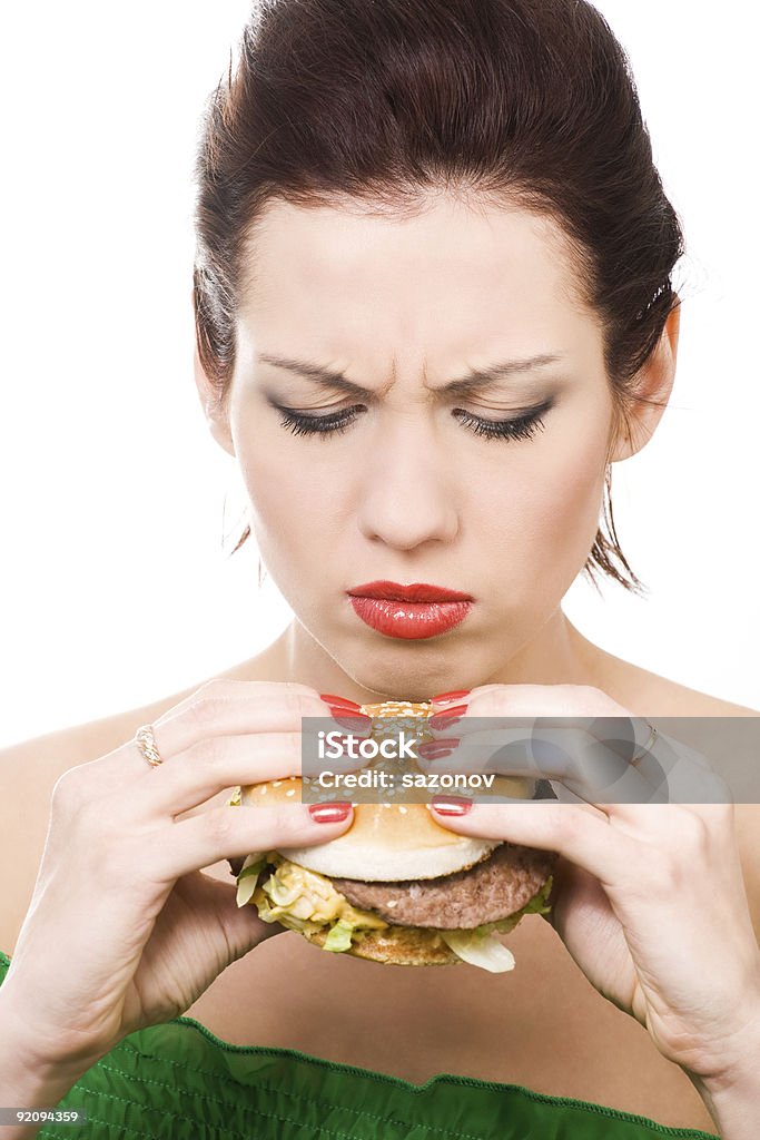 Нездоровая питание - Стоковые фото Бургер роялти-фри