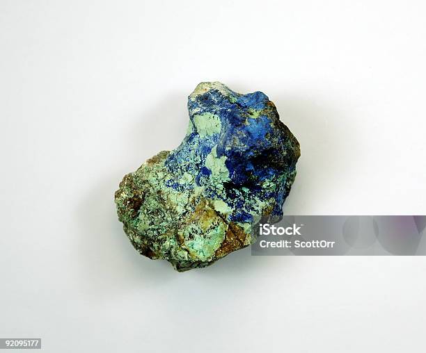 Kupfererzazurit Stockfoto und mehr Bilder von Blau - Blau, Fels, Kupfer