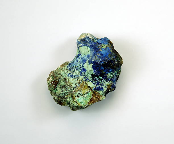 Copper Ore -Azurite stock photo