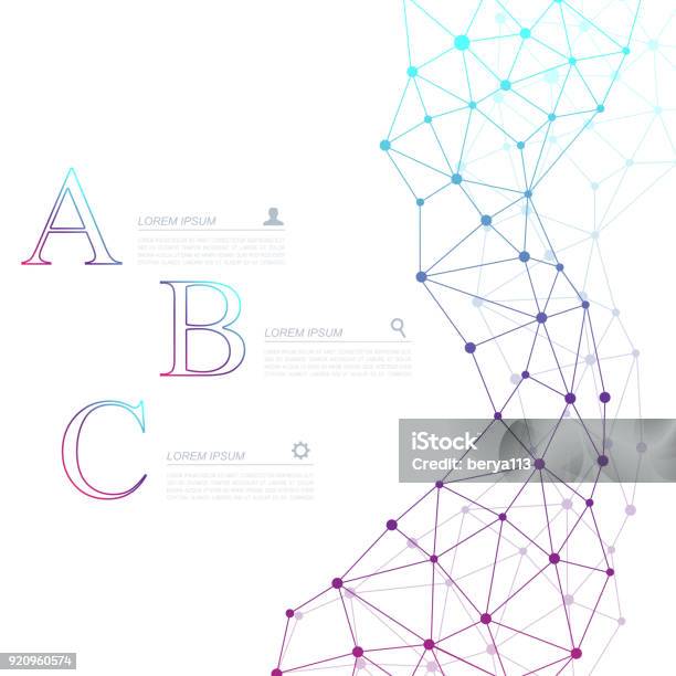 Abstract Dna Molecule Vector Business Infographic Medical Chemistry Infographic Design Scientific Business Template With Options For Brochure Diagram Workflow Timeline Web Design Stock Illustration - Download Image Now