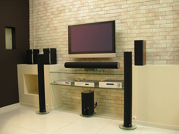 istock A home theater set up in a modern living room 92096279