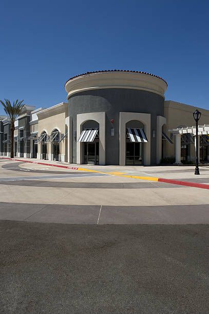istock Brand New Strip Mall 92096614