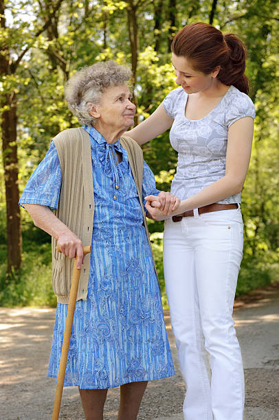 istock Senior woman walking 92096798